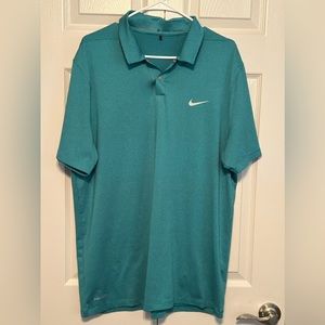 Nike Dri Fit Tiger Woods Collection Standard  Golf Polo Shirt Large